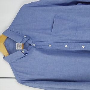 Brooks Brothers| Mens Blue Button Down Longsleeve Dress Shirt Preppy Sz.Large